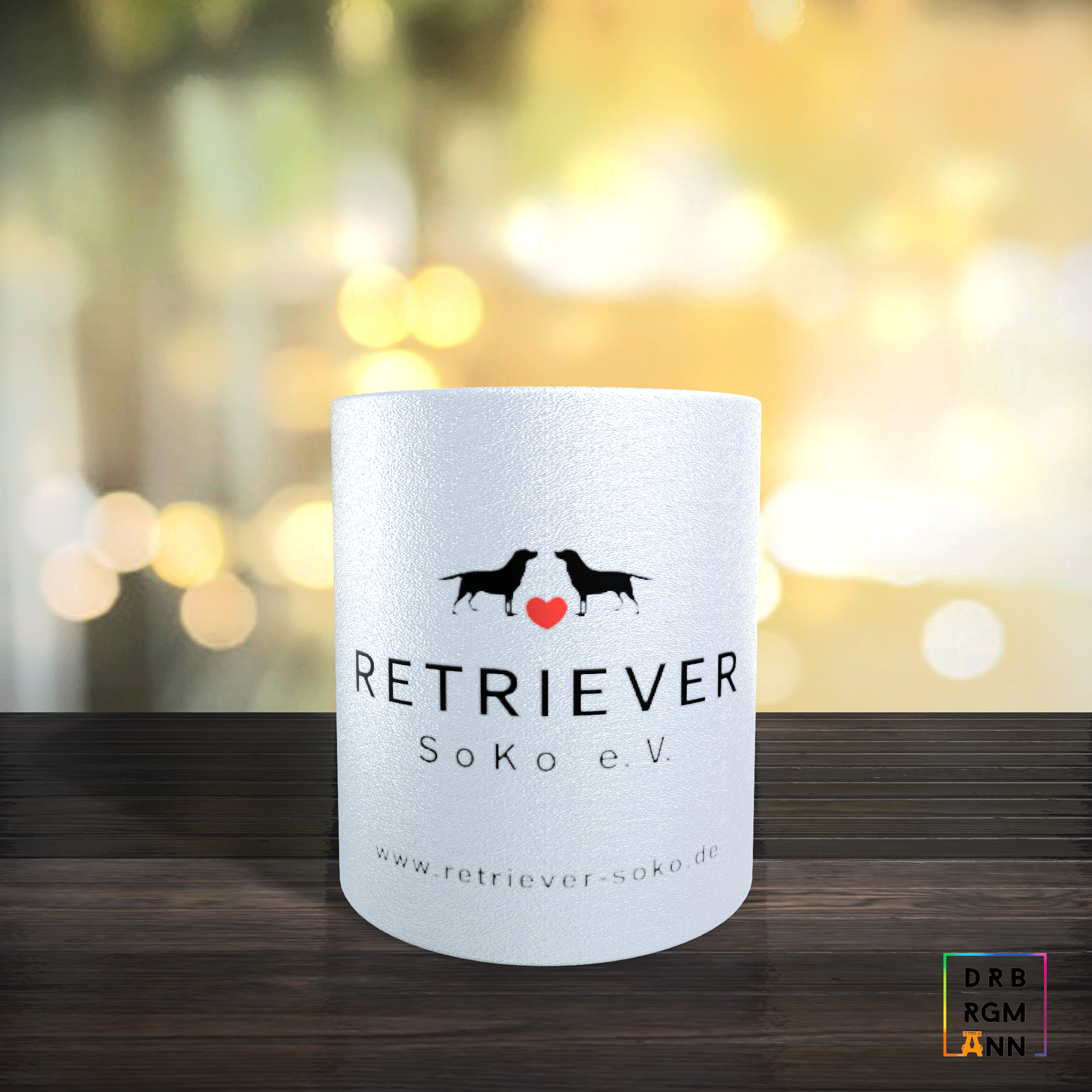 Glitzertasse "Retriever Soko"