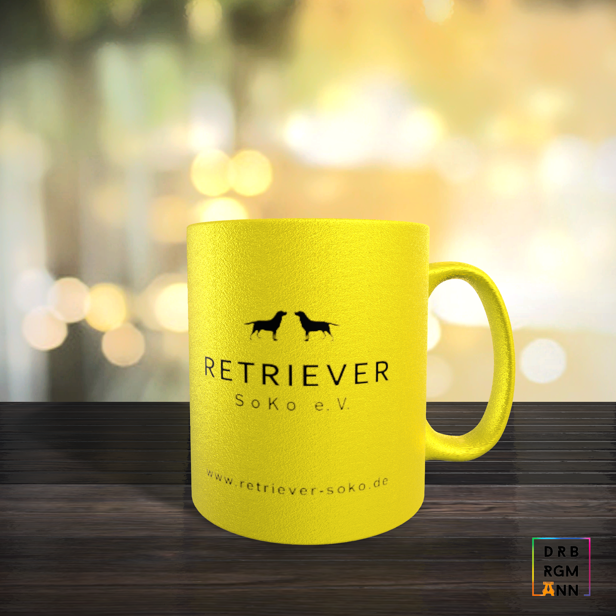 Glitzertasse "Retriever Soko"